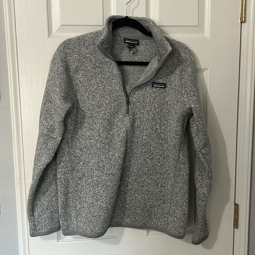 Patagonia Gray Half-Zip Ski/Snow Jacket